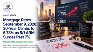Mortgage Rates September 9, 2026: 30-Year Climbs to 6.73% as 5/1 ARM Surges Past 7%