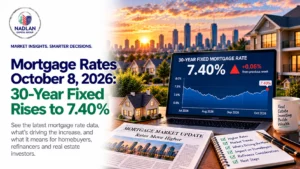 أسعار الرهن العقاري في 8 أكتوبر 2026: ارتفاع سعر الفائدة الثابتة لمدة 30 عامًا إلى 7.40%